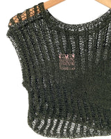 Blusa tejida crop