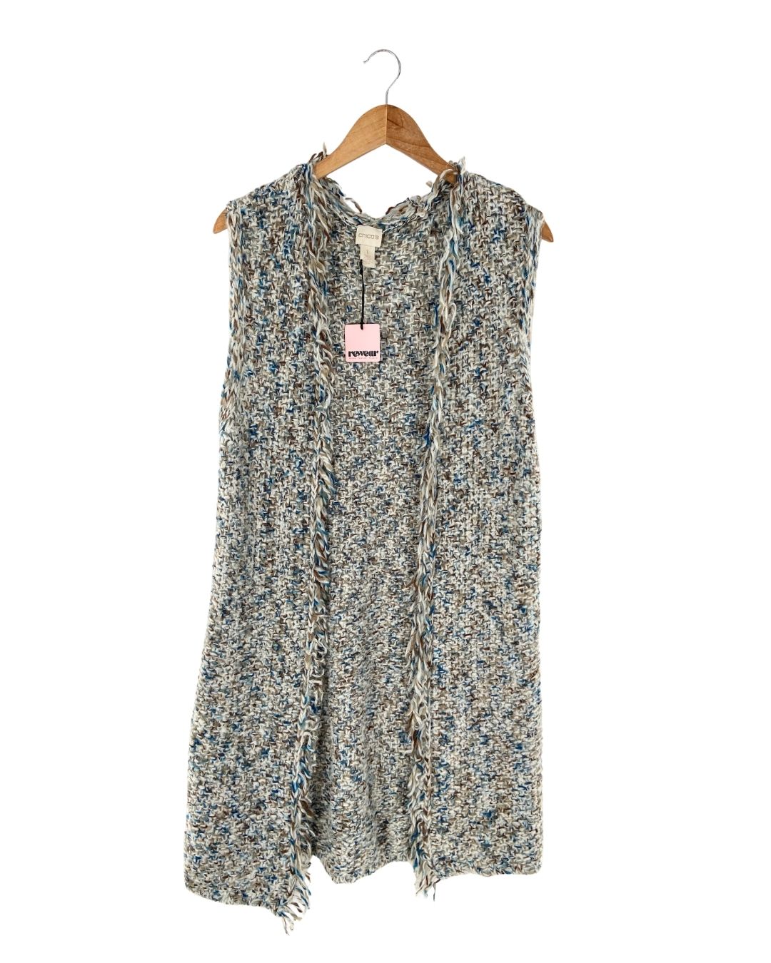 Sobretodo tejido sleeveless