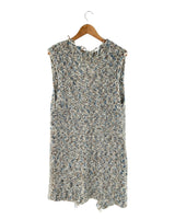 Sobretodo tejido sleeveless