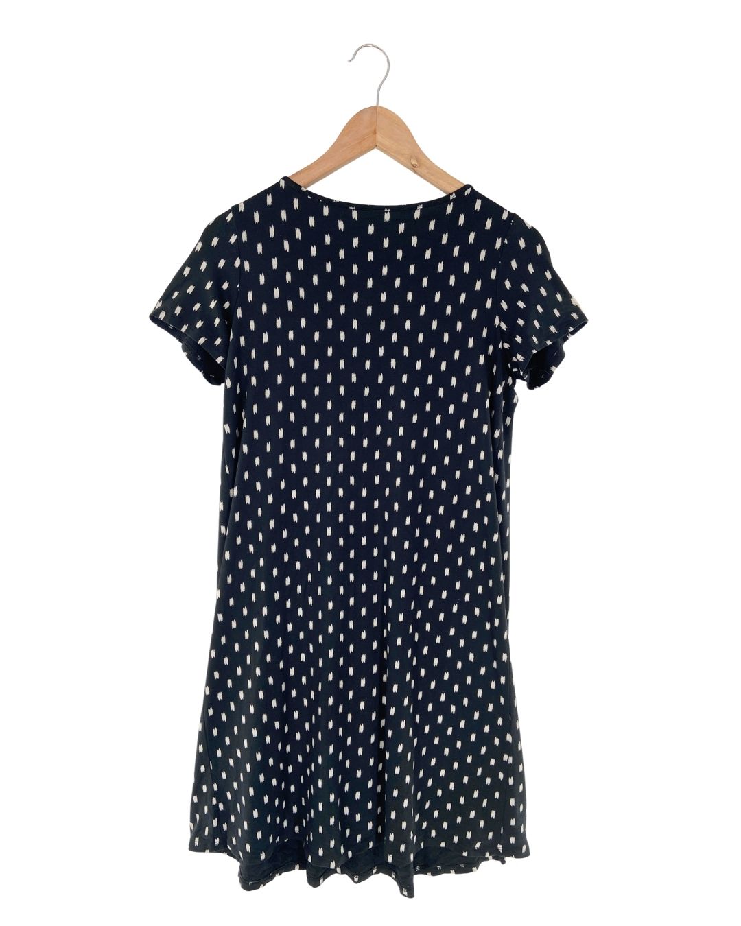 Vestido recto manga corta