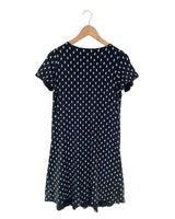 Vestido recto manga corta