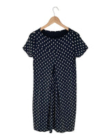Vestido recto manga corta