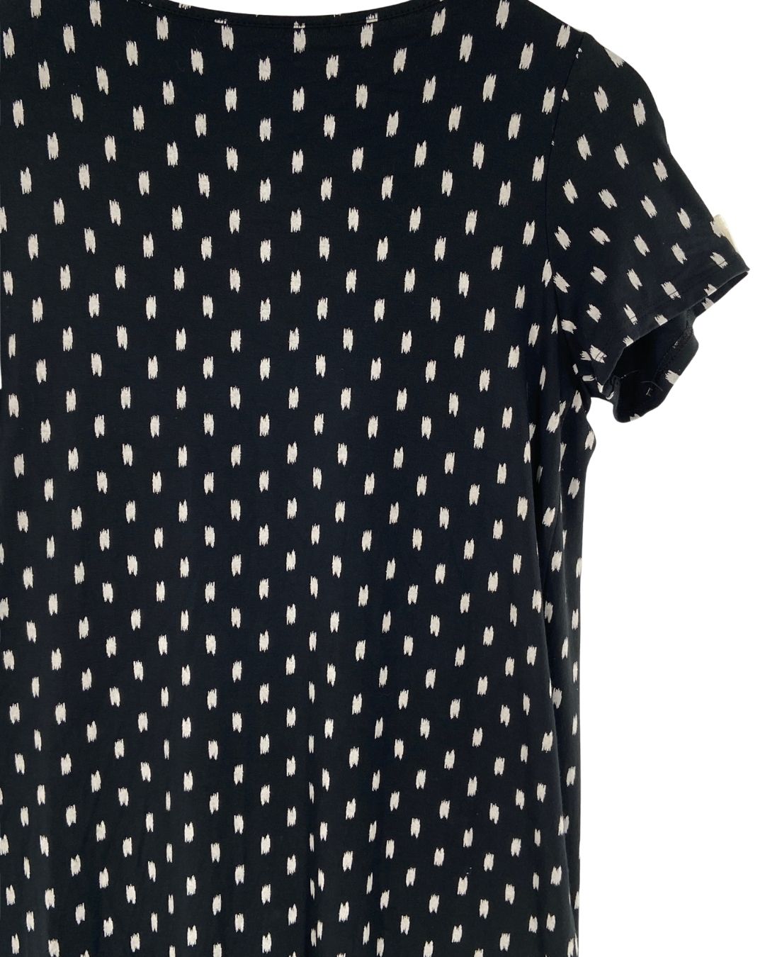 Vestido recto manga corta