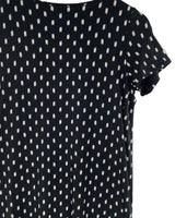 Vestido recto manga corta