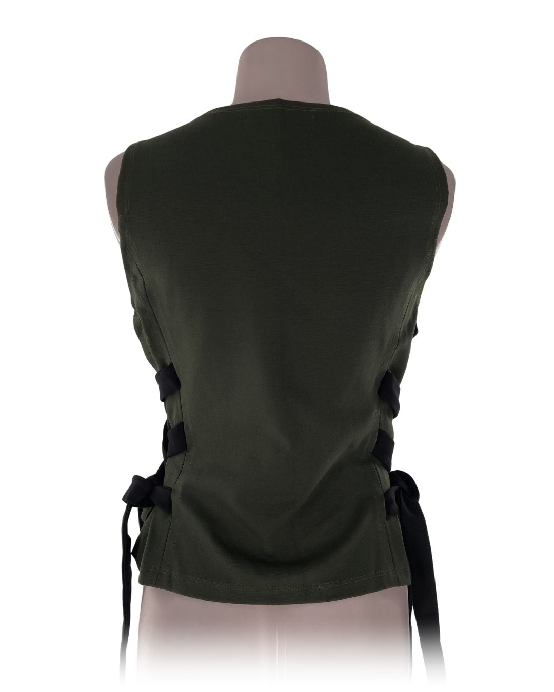 Blusa sleeveless lace up