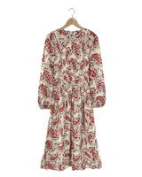 Maxi vestido encauchado