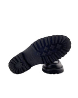 Loafers en cuero con textura