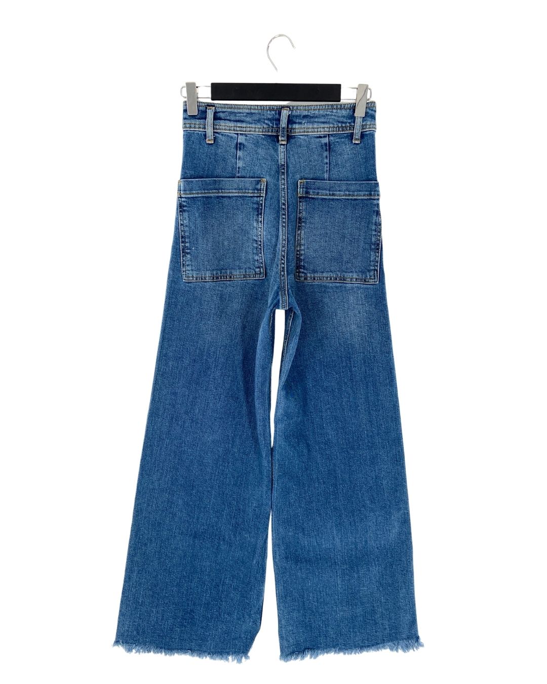 Jean stretch tiro alto marine