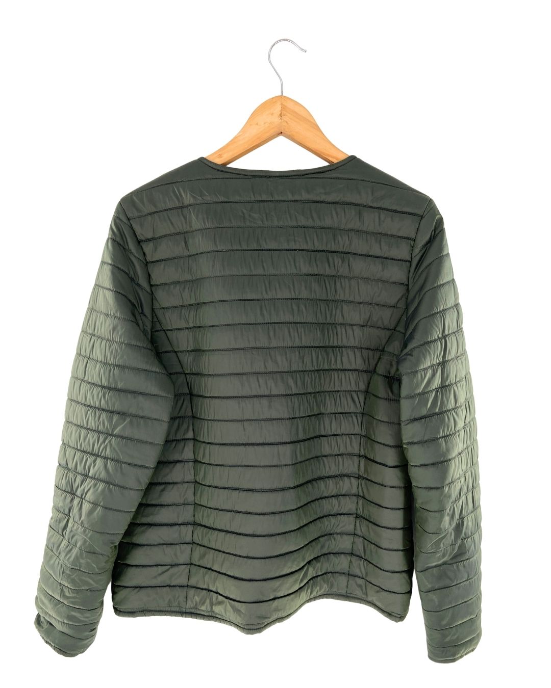 Chaqueta acolchada satinada