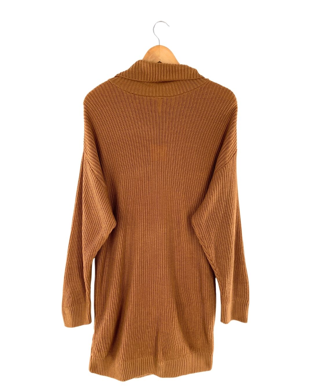 Saco tejido cuello alto