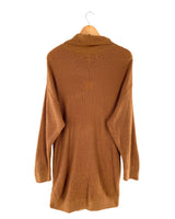 Saco tejido cuello alto