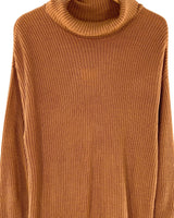 Saco tejido cuello alto