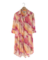 Maxi vestido manga larga