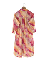 Maxi vestido manga larga