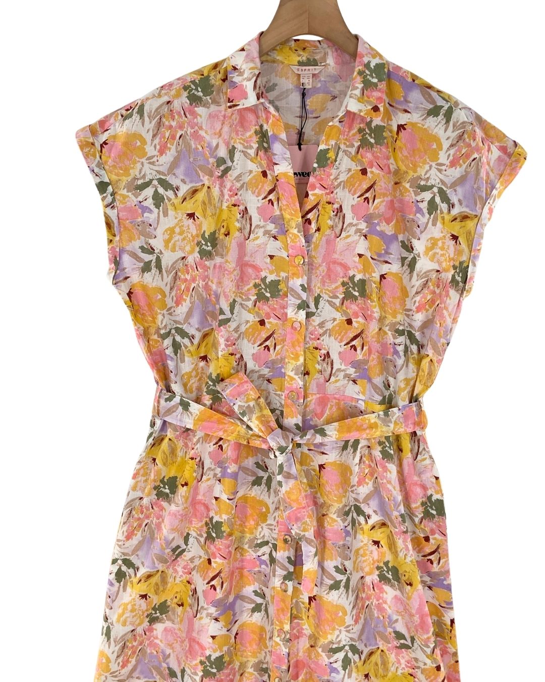 Maxi vestido abotonado