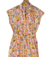 Maxi vestido abotonado