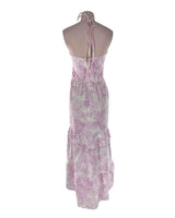 Maxi vestido con vuelos print