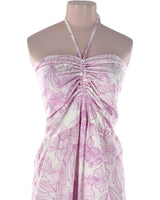 Maxi vestido con vuelos print
