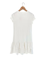 Vestido mini manga puente