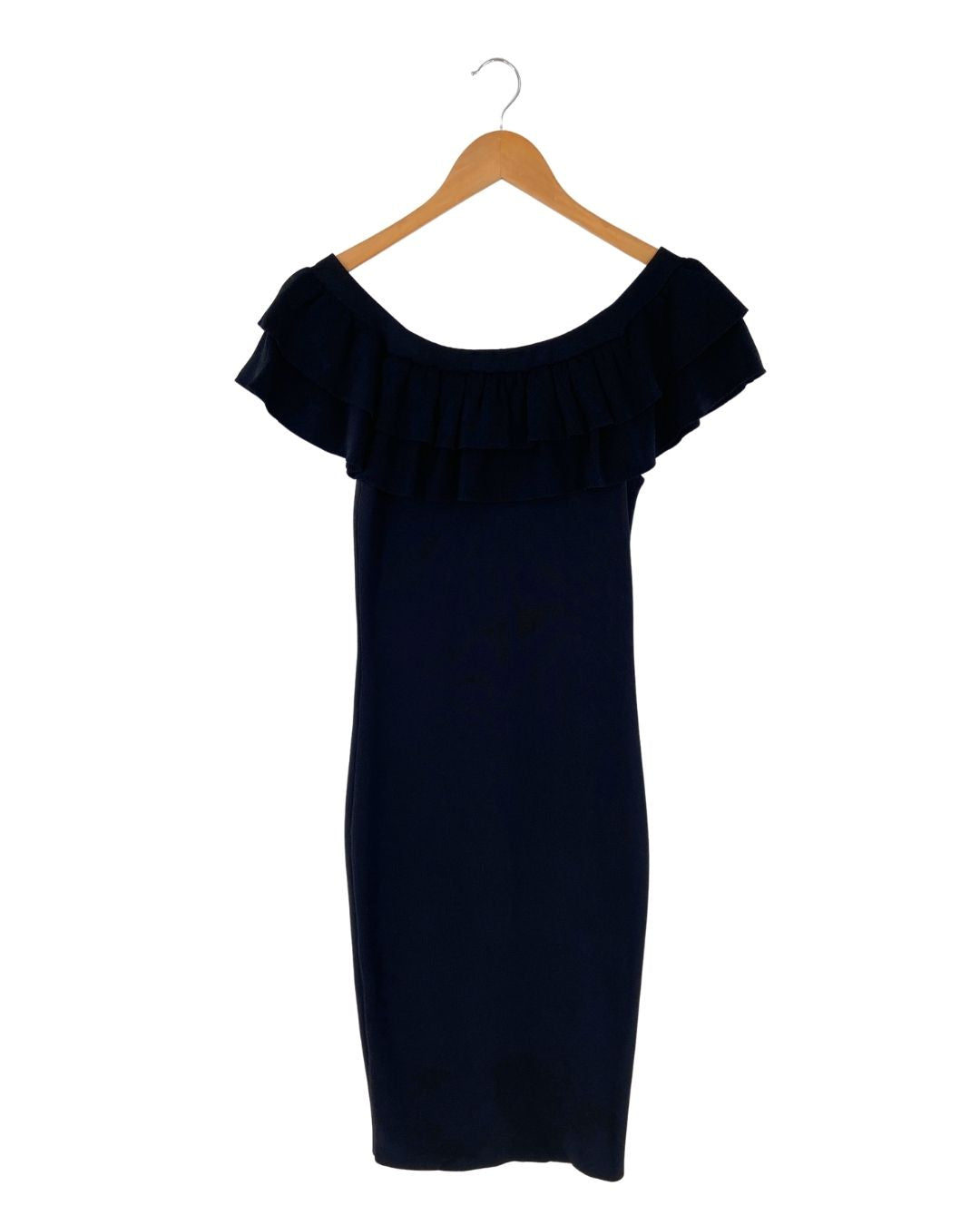 Vestido midi off shoulder