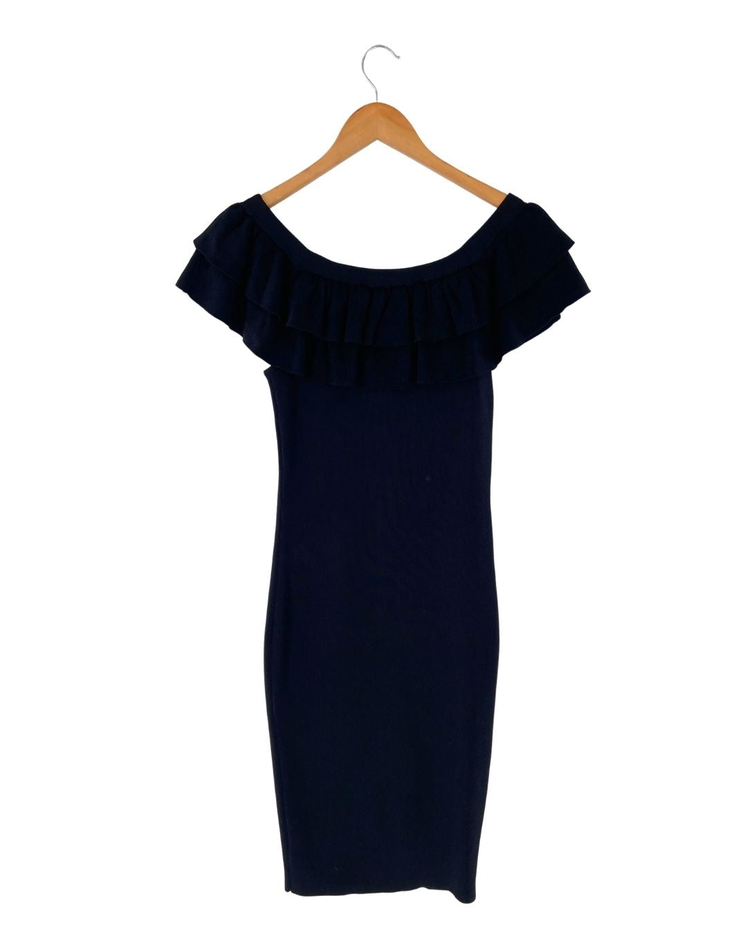 Vestido midi off shoulder