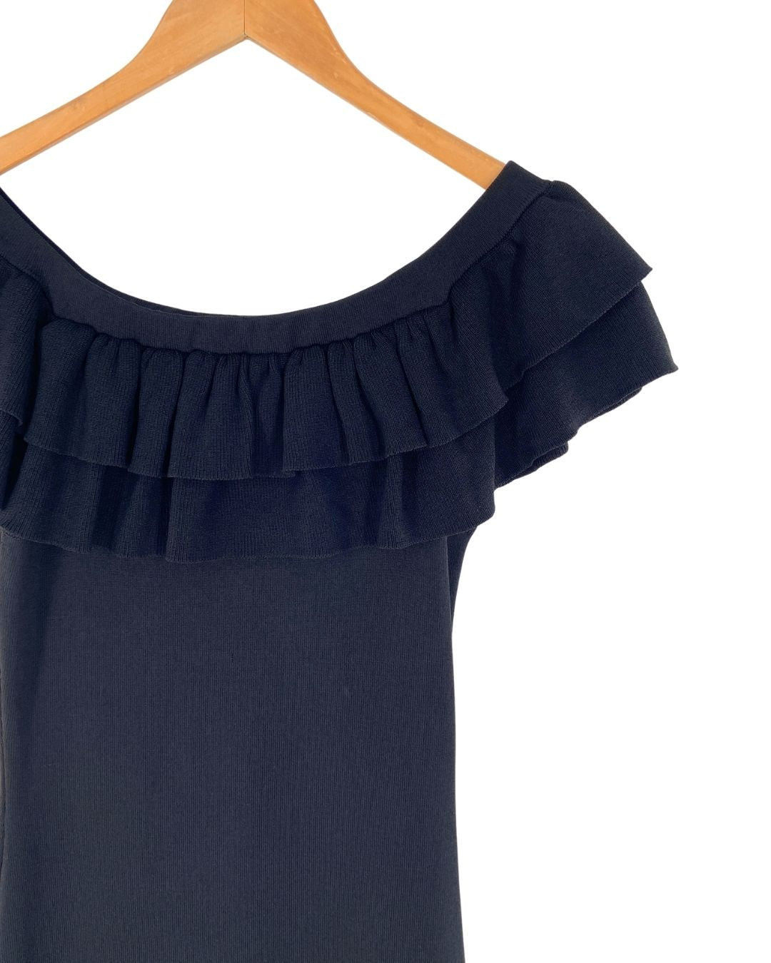 Vestido midi off shoulder