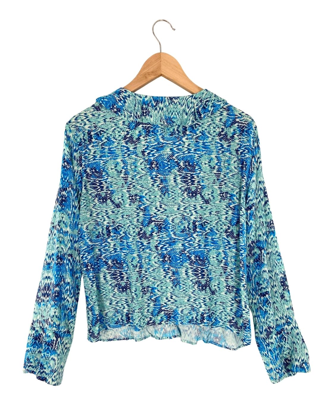 Blusa manga larga con print