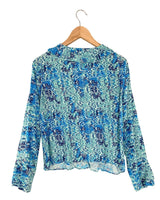 Blusa manga larga con print