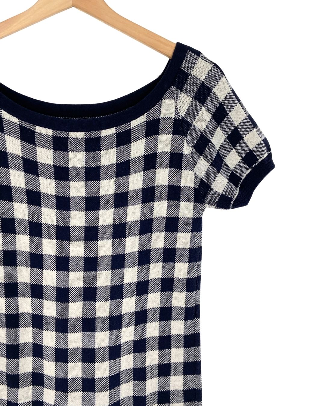 Blusa tejida manga corta