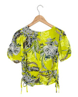 Blusa cruzada recojida