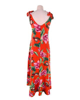 Maxi vestido de tiras print