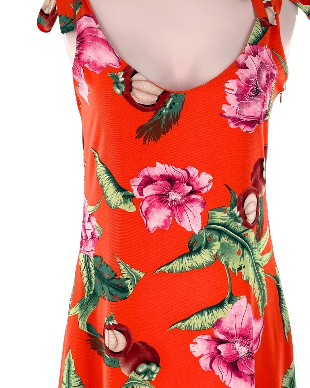 Maxi vestido de tiras print