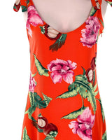 Maxi vestido de tiras print
