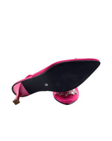 Slingback satinados