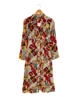 Maxi vestido satinado
