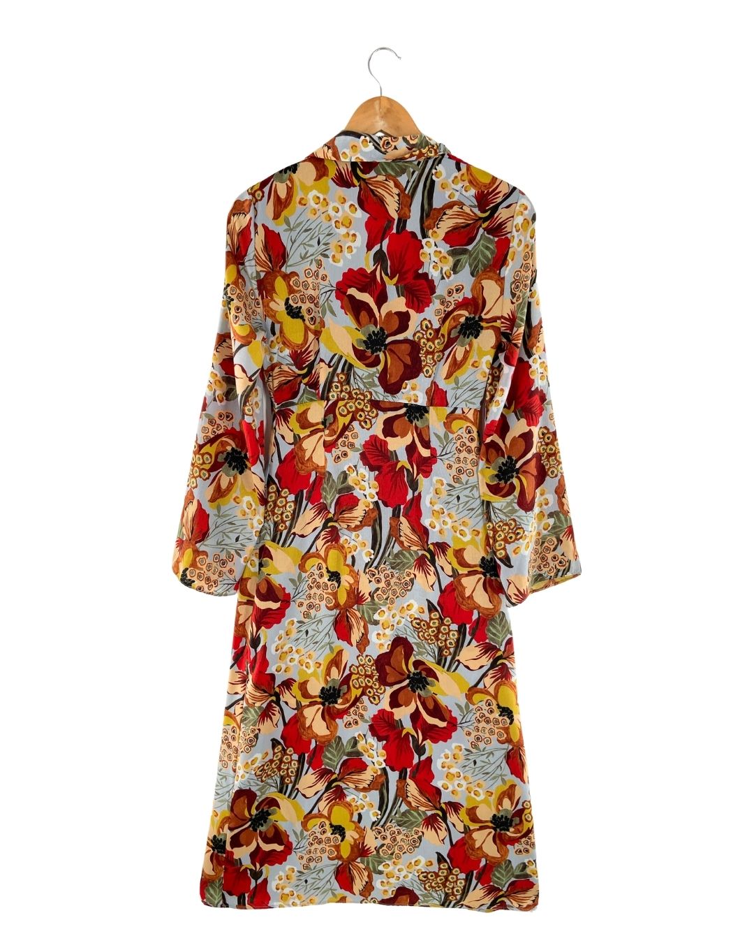 Maxi vestido satinado