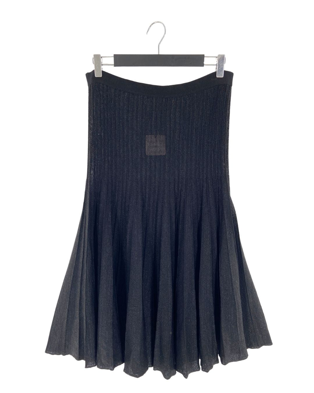 Falda midi traslucida