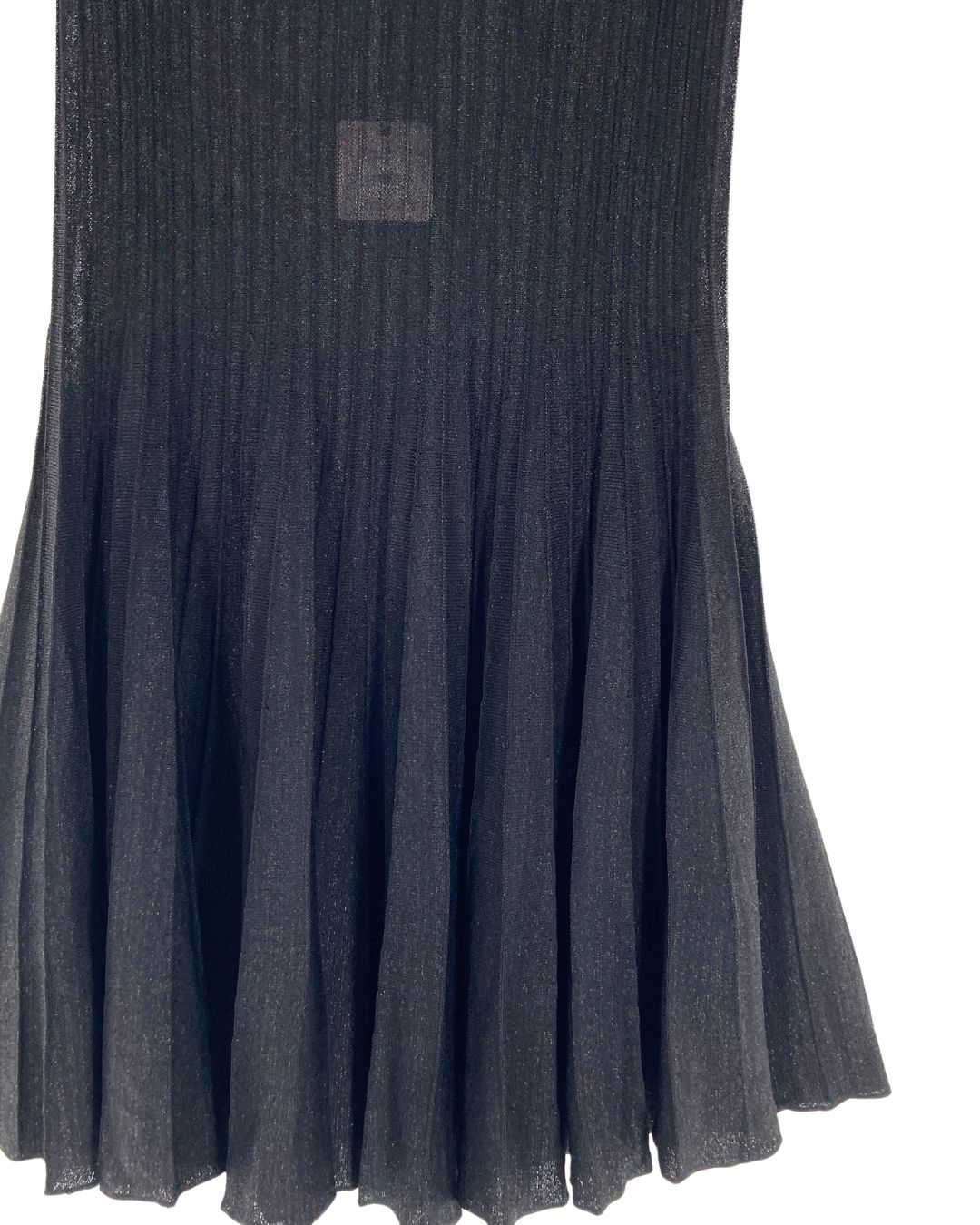 Falda midi traslucida