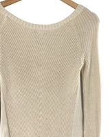 Jersey cuello amplio tejido