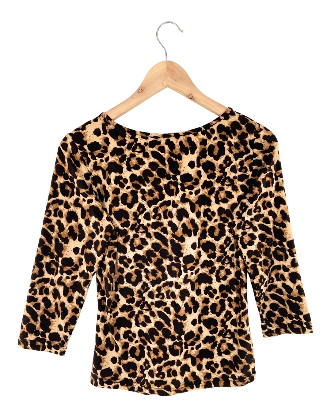 Blusa 3/4 animal print