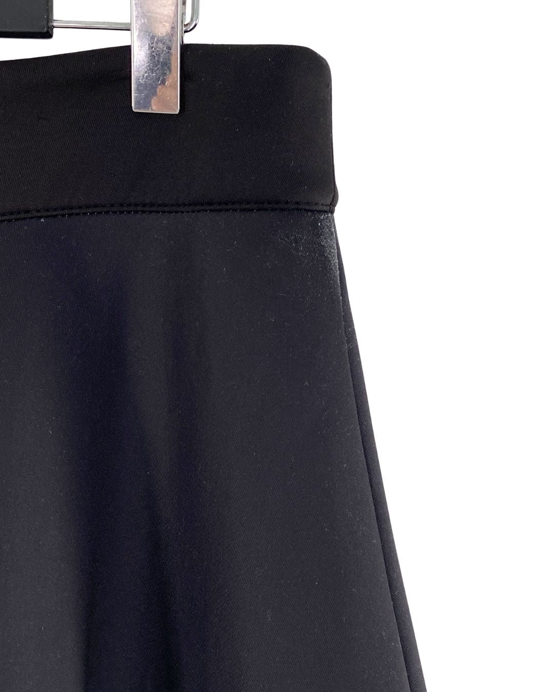 Falda midi amplia print flores