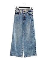 Jean wide leg rigido
