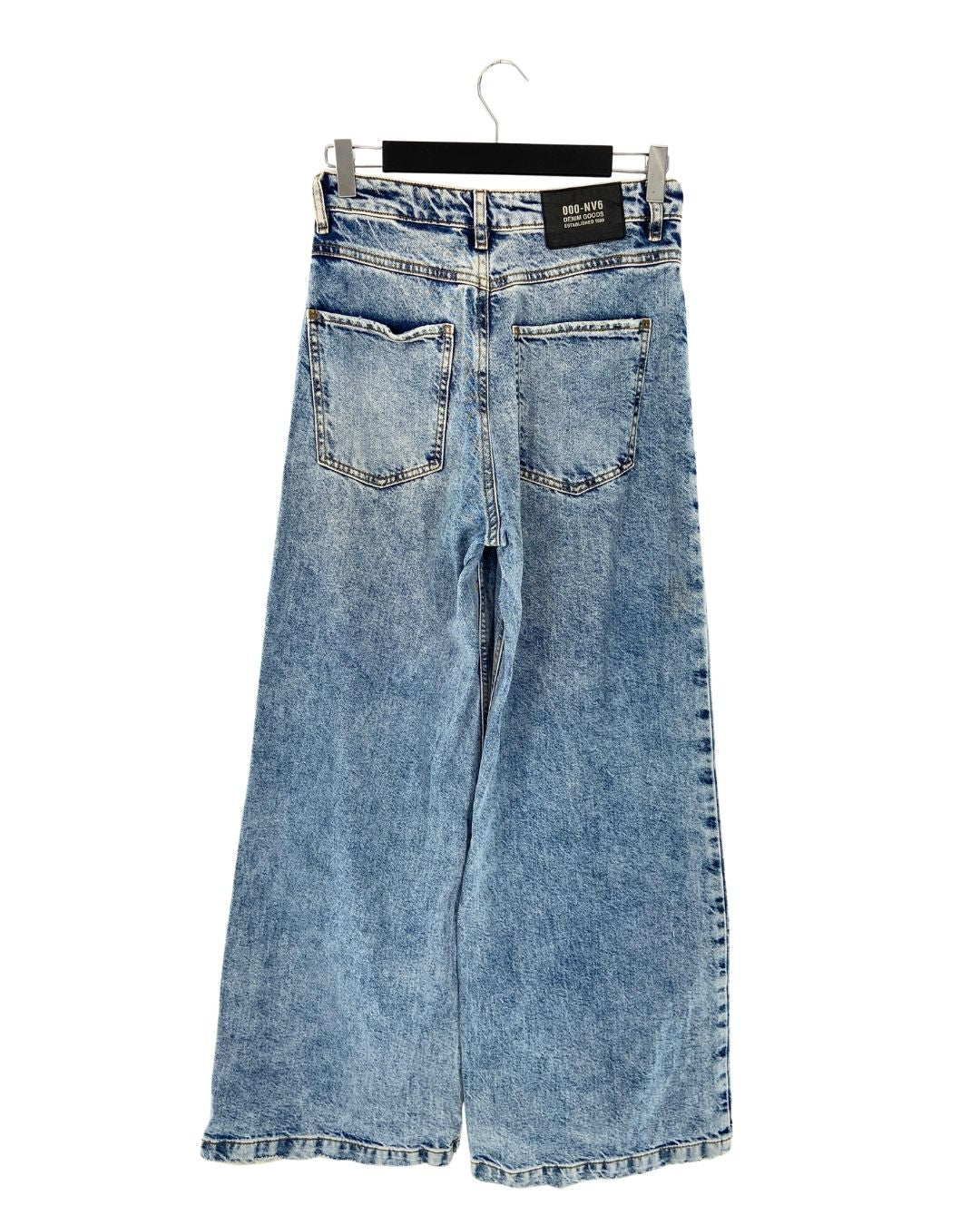 Jean wide leg rigido