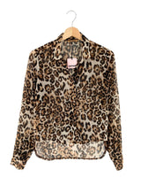 Camisa traslucida animal print