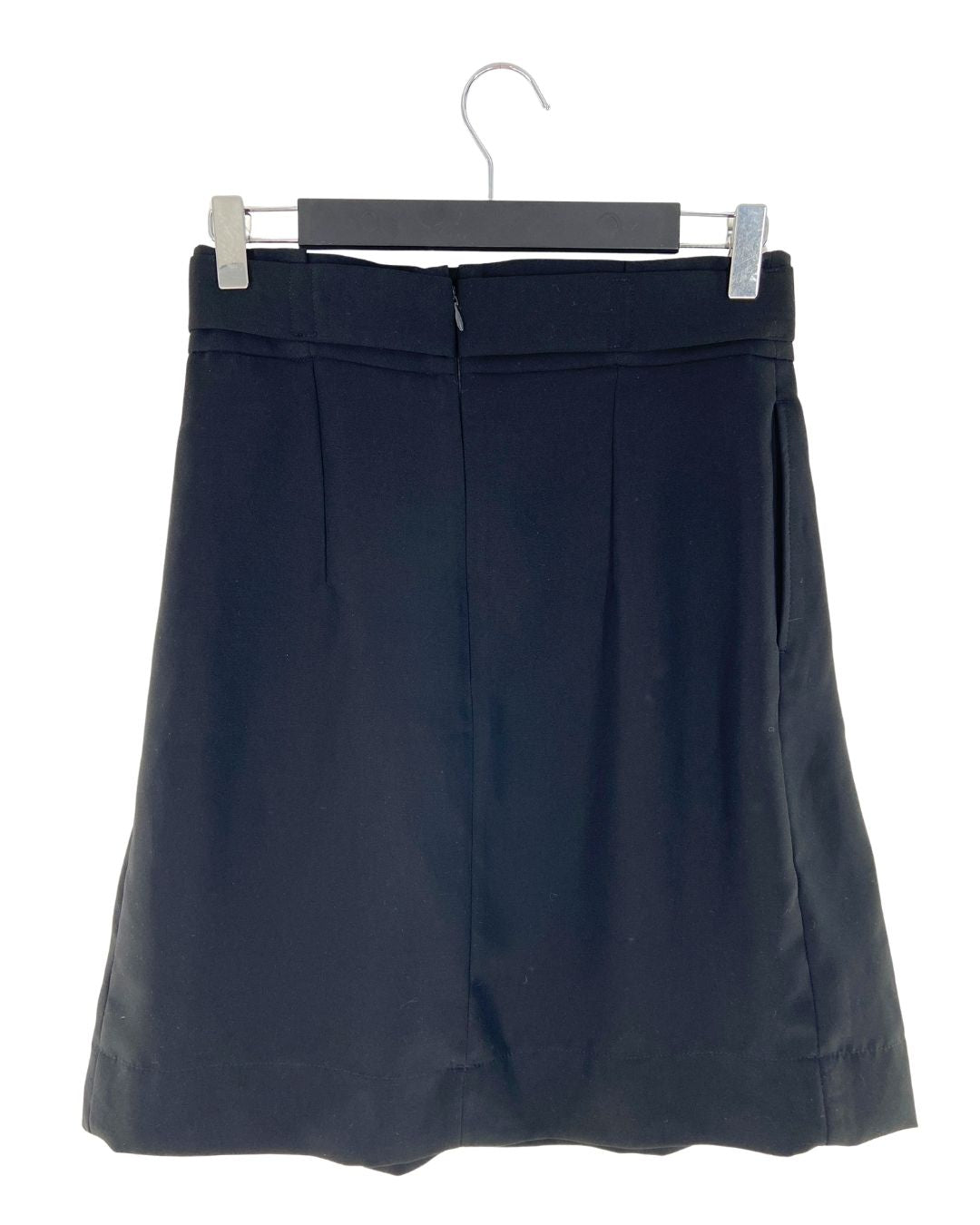 Falda midi con prenses