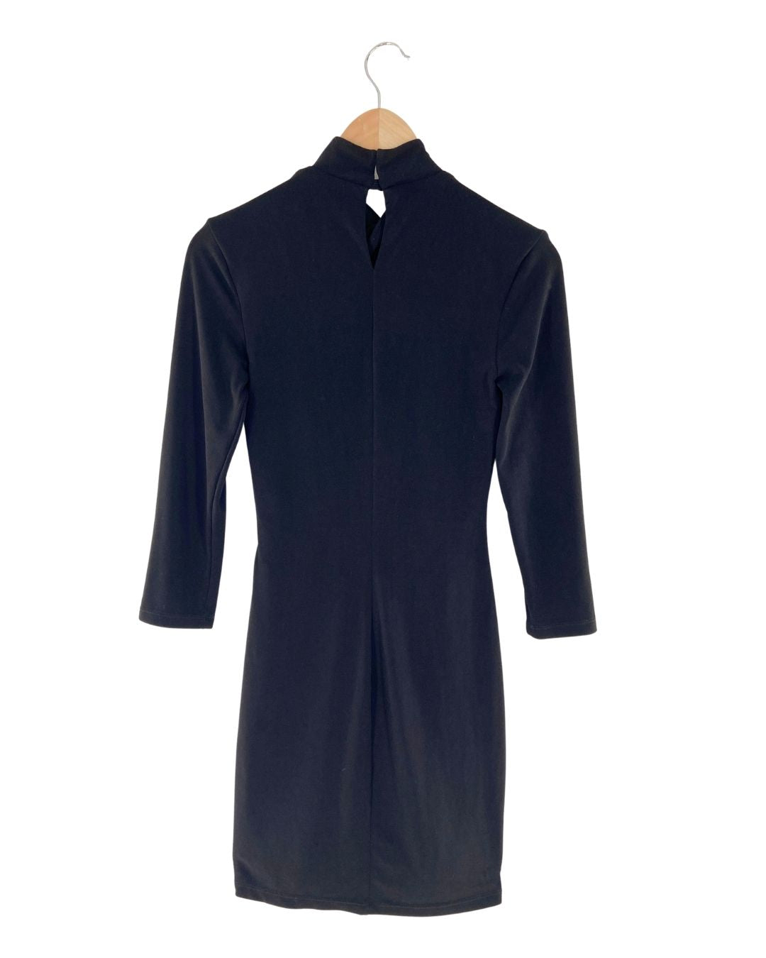 Vestido midi manga larga