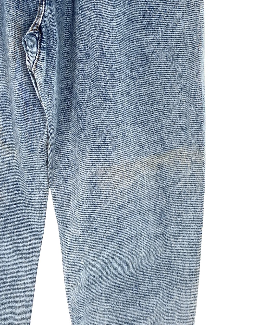 Jean slouchy rigido encauchado