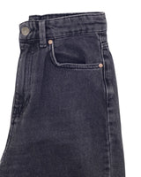 Jean rigido wide leg destroyed