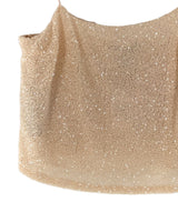Blusa de tiras en lentejuelas