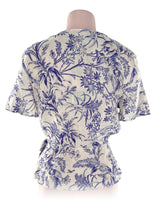 Blusa en lino print flores